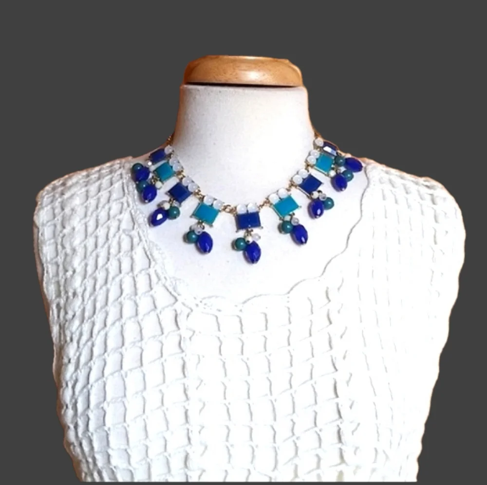 Vintage Avon Colorful Designer Statement Necklace